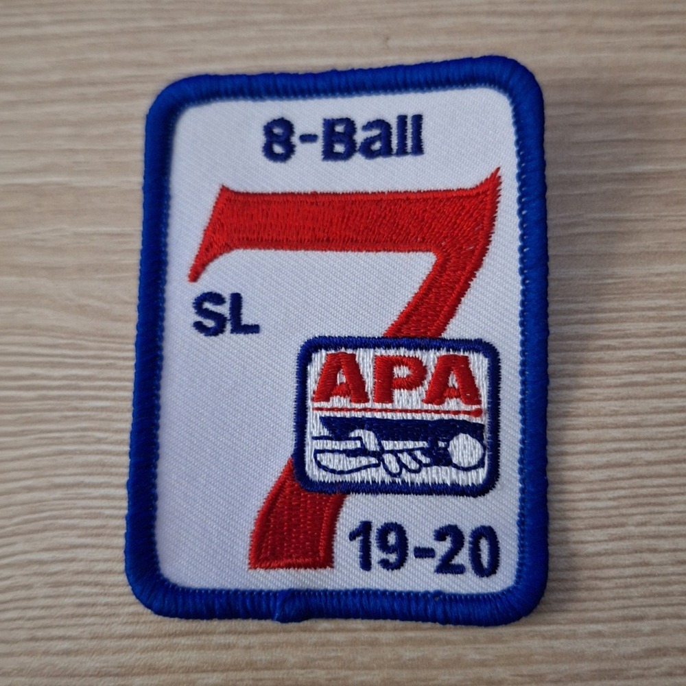 Patch 2019 2020 APA American Poolplayers Pool SL 7 8-Ball SKILL LEVEL‎ Player